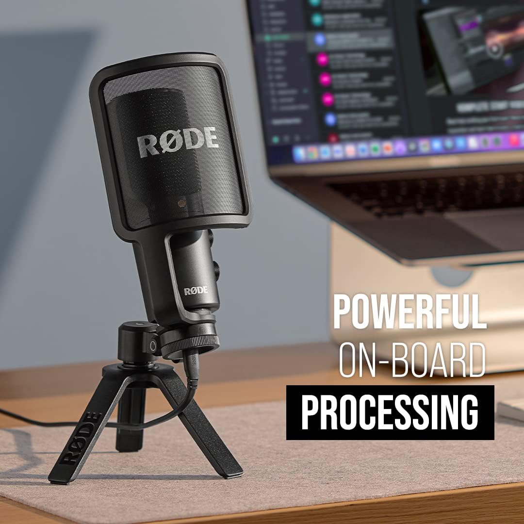 Buy RØDE,RØDE NT-USB+ Professional-Grade USB Microphone for Recording Exceptional Audio Directly to a Computer or Mobile Device , black - Gadcet UK | UK | London | Scotland | Wales| Near Me | Cheap | Pay In 3 | Microphones